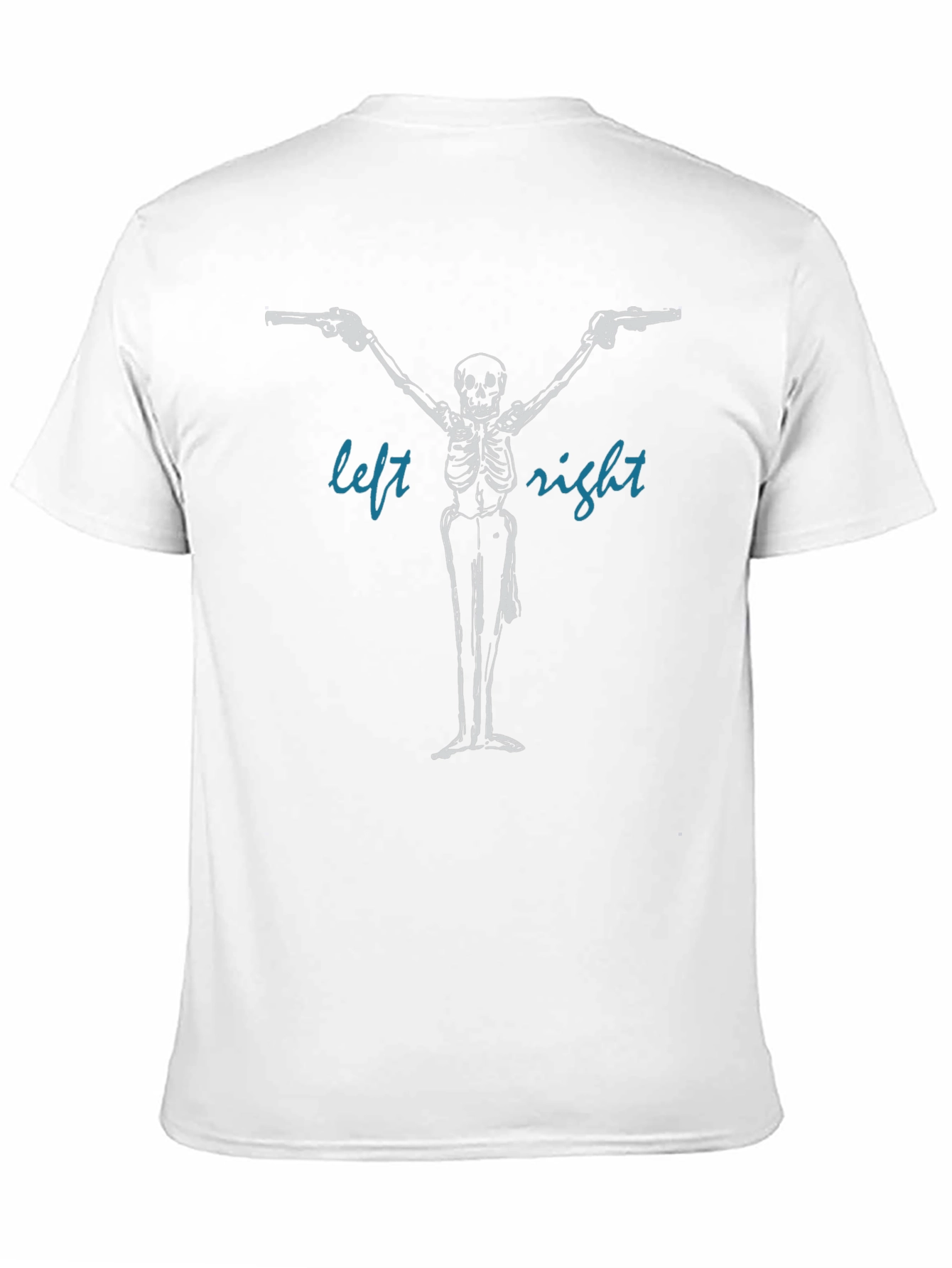 Skeleton Guns T-Shirt - Left Right