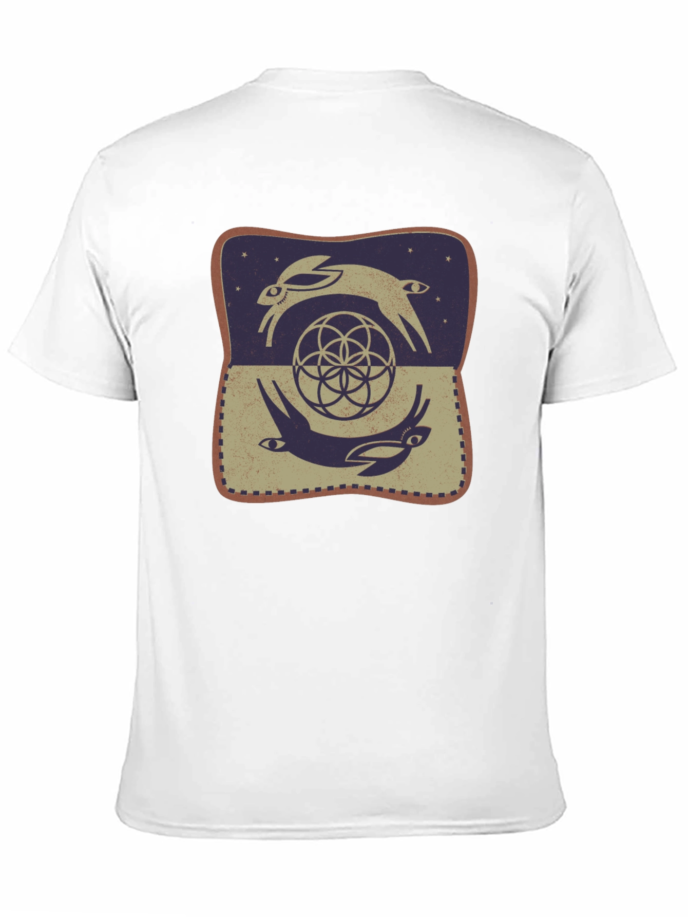 Rabbit Geometric T-Shirt - Graphic Tee