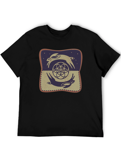 Rabbit Geometric T-Shirt - Graphic Tee