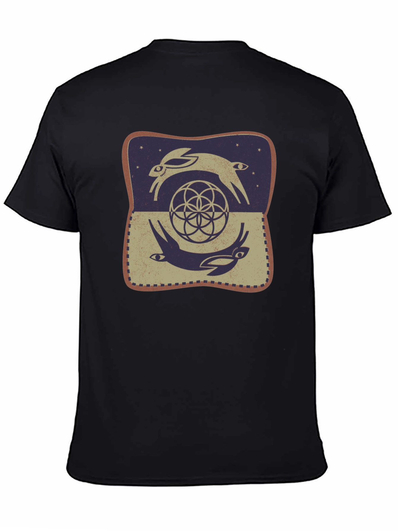 Rabbit Geometric T-Shirt - Graphic Tee