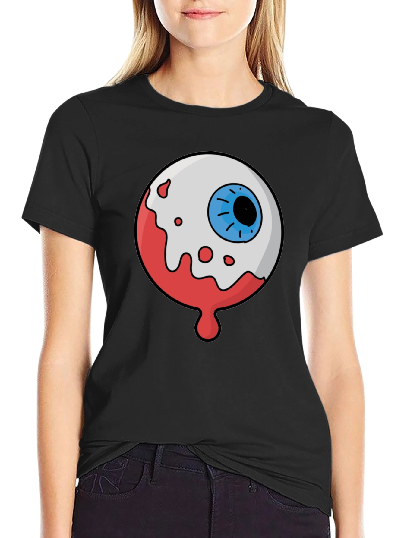 Eyeball Graphic T-Shirt - Halloween Costume Tee