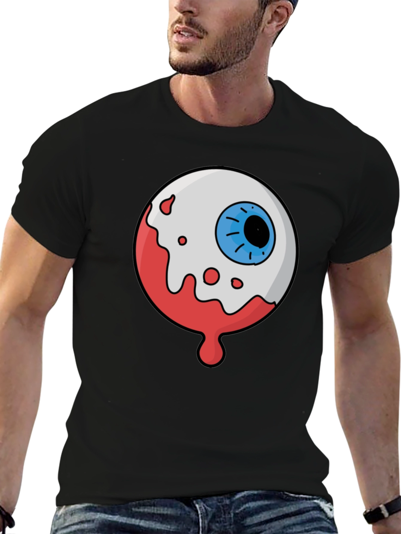 Eyeball Graphic T-Shirt - Halloween Costume Tee
