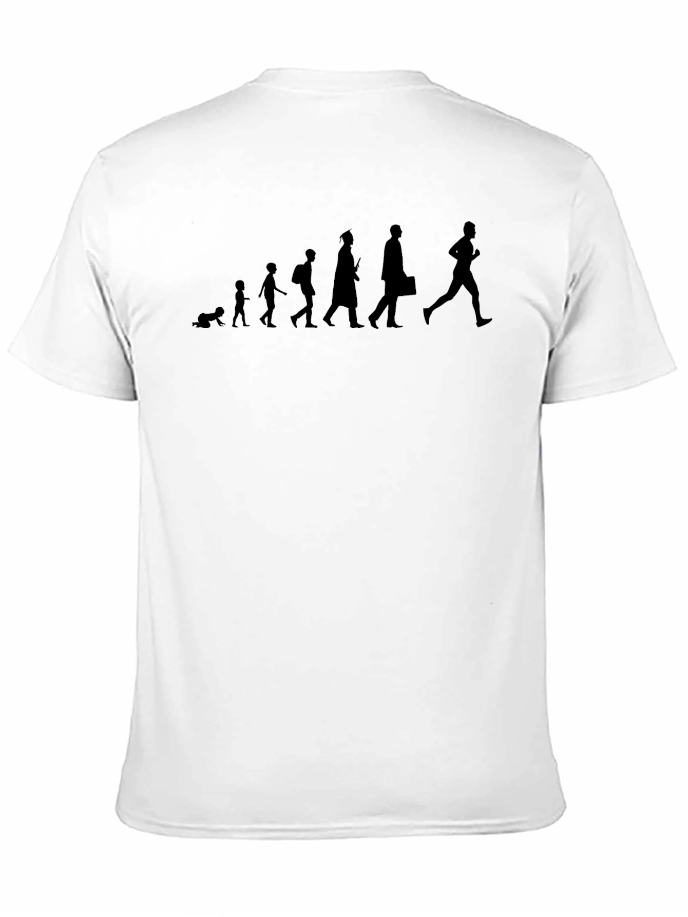 Evolution of Man Black T-Shirt