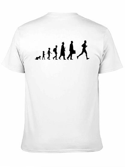 Evolution of Man Black T-Shirt