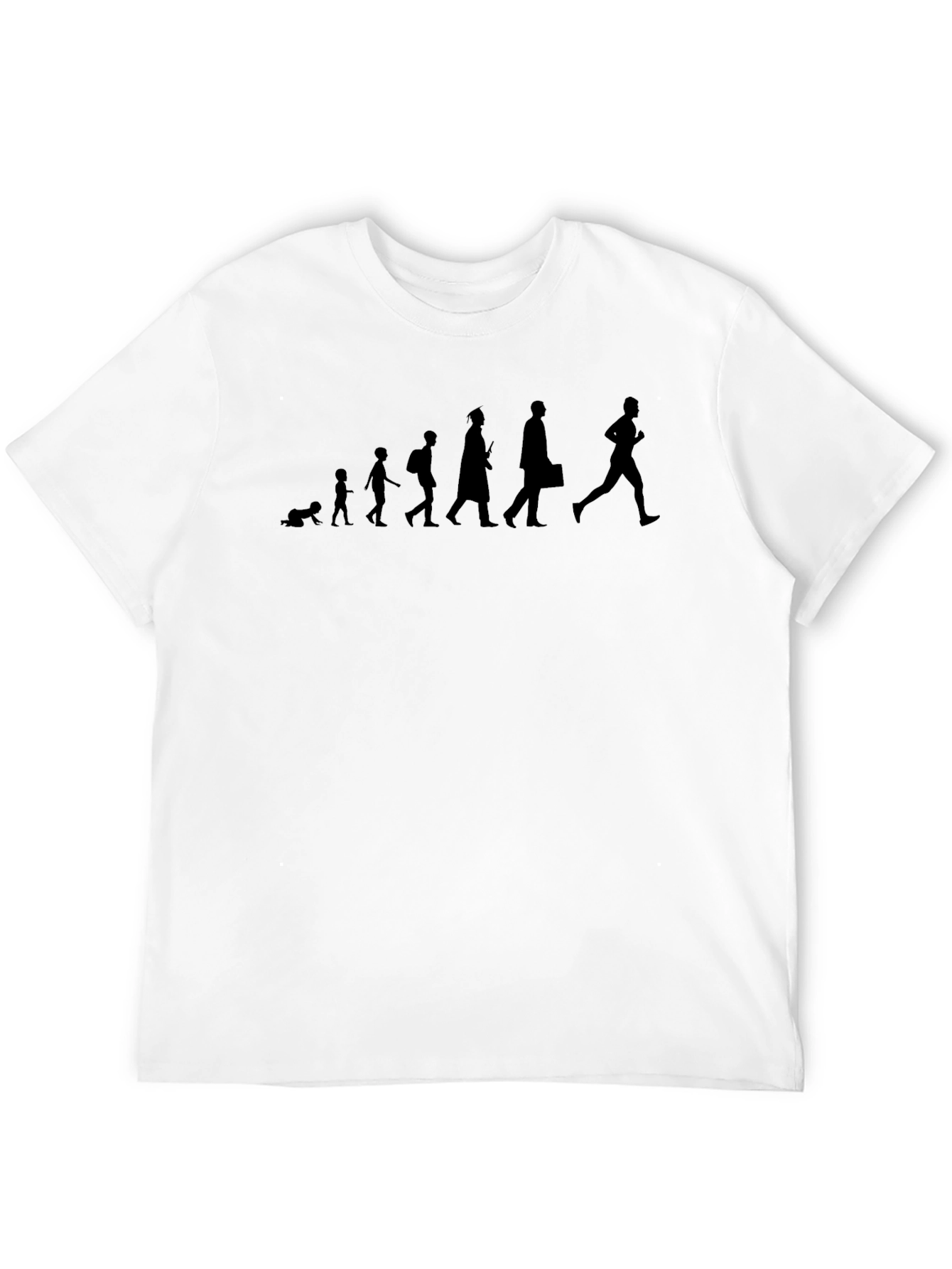 Evolution of Man Black T-Shirt