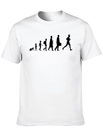 Evolution of Man Black T-Shirt
