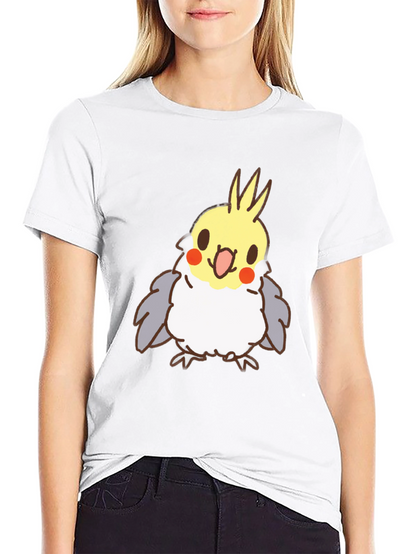 Cute Cockatiel Graphic T-Shirt