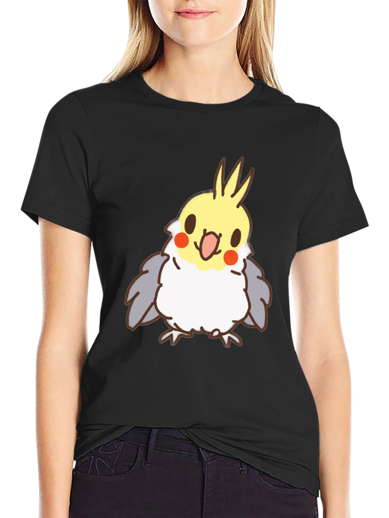 Cute Cockatiel Graphic T-Shirt