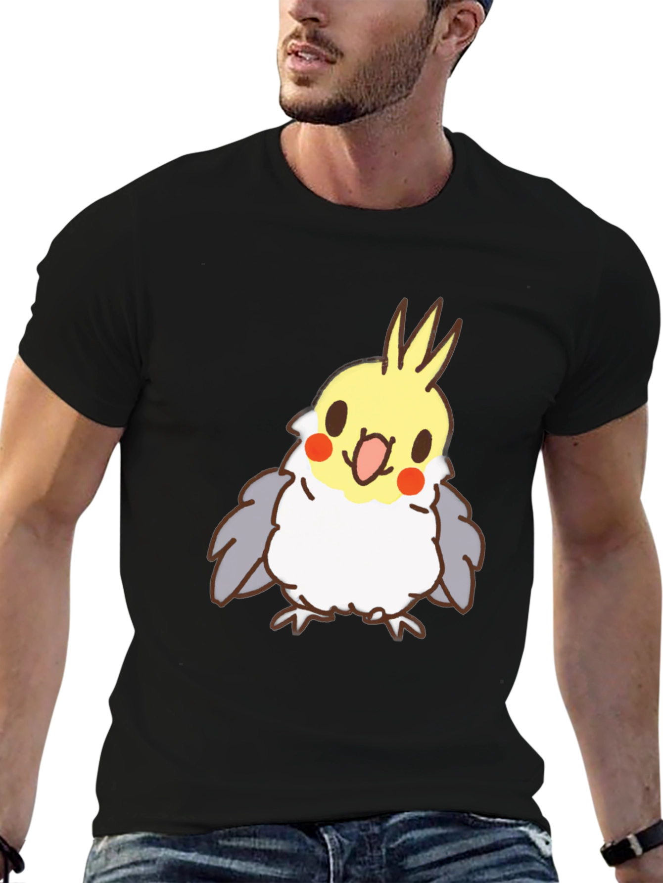 Cute Cockatiel Graphic T-Shirt