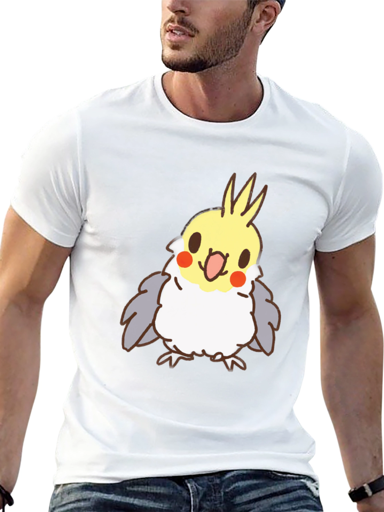 Cute Cockatiel Graphic T-Shirt