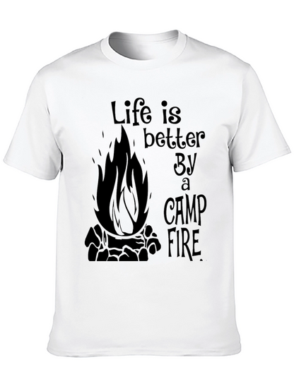 Life is Better By a Camp Fire Graphic Tee