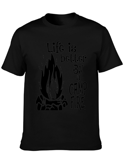 Life is Better By a Camp Fire Graphic Tee