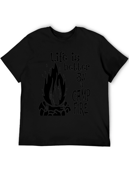 Life is Better By a Camp Fire Graphic Tee