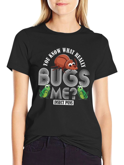 Insect Puns Graphic Tee - Bugs Me?