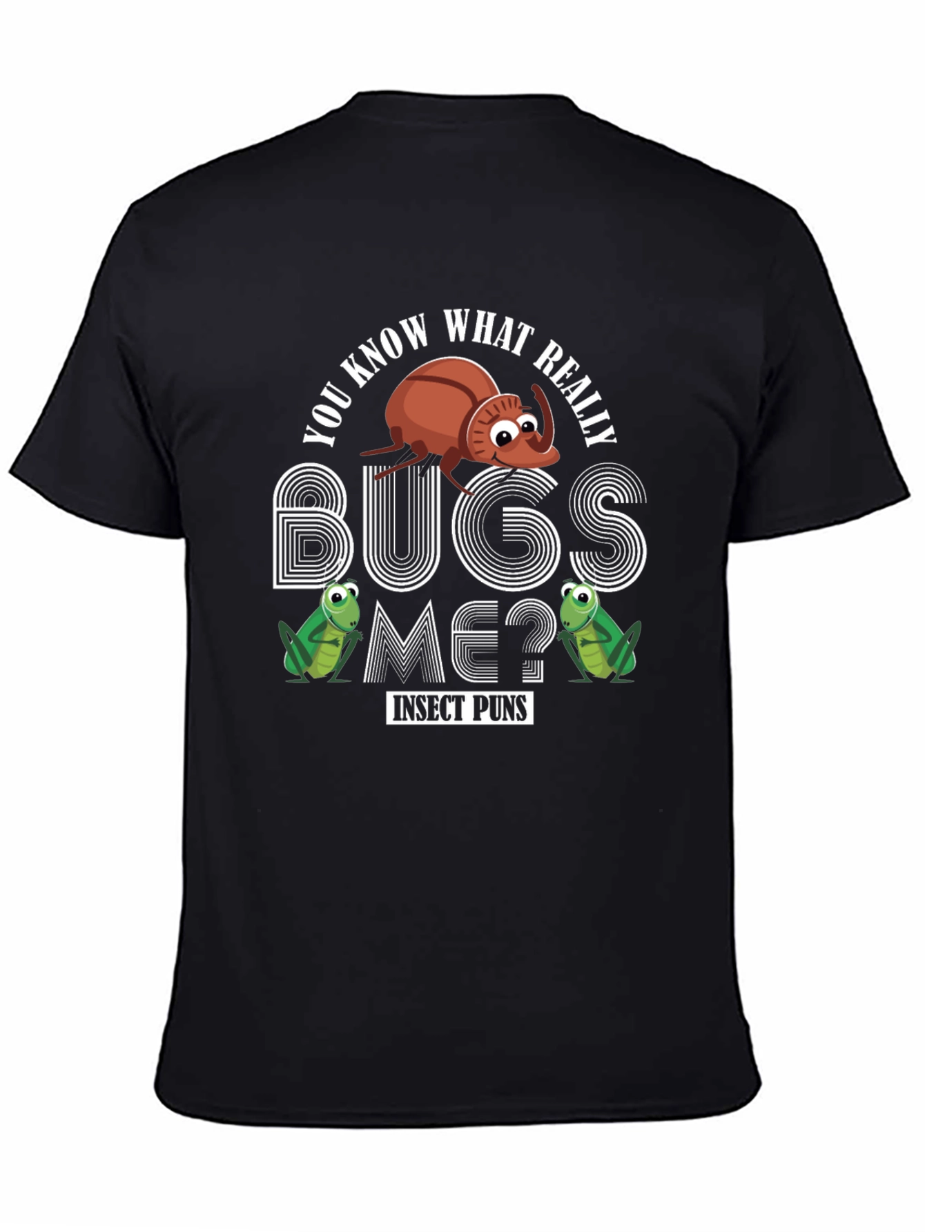 Insect Puns Graphic Tee - Bugs Me?
