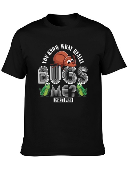 Insect Puns Graphic Tee - Bugs Me?