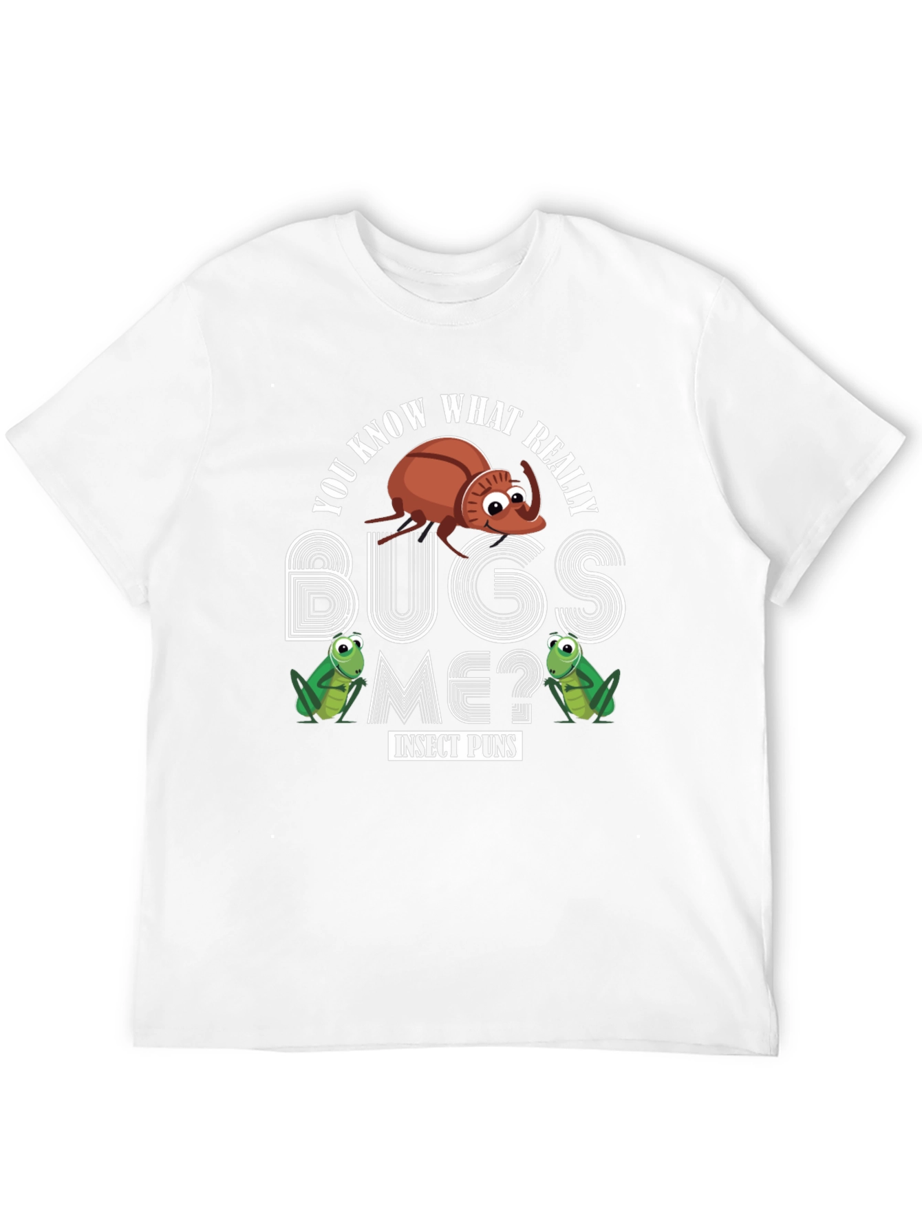 Insect Puns Graphic Tee - Bugs Me?