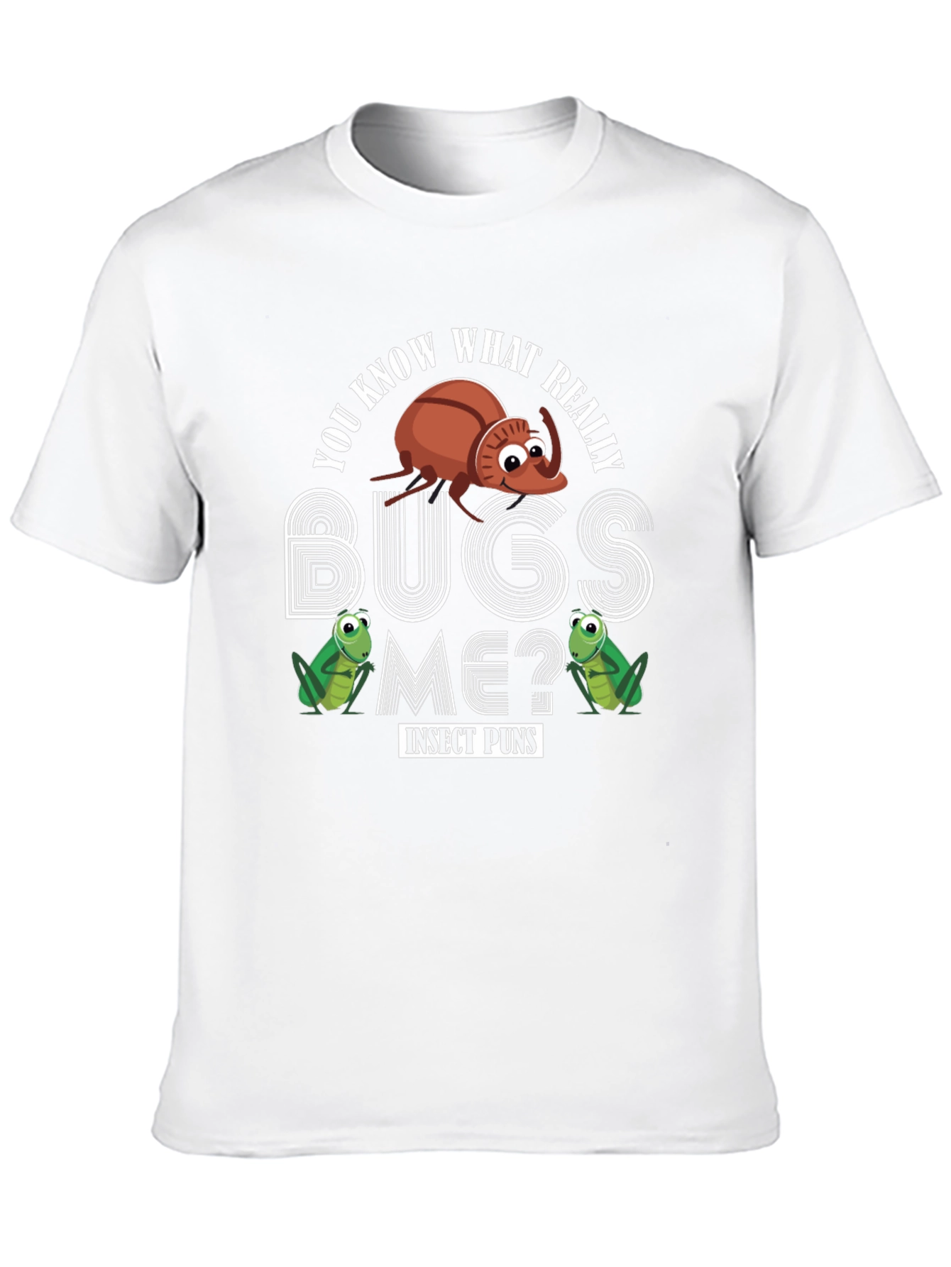 Insect Puns Graphic Tee - Bugs Me?