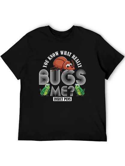 Insect Puns Graphic Tee - Bugs Me?