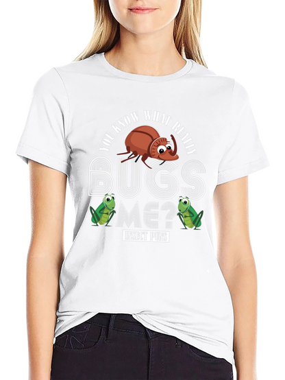 Insect Puns Graphic Tee - Bugs Me?