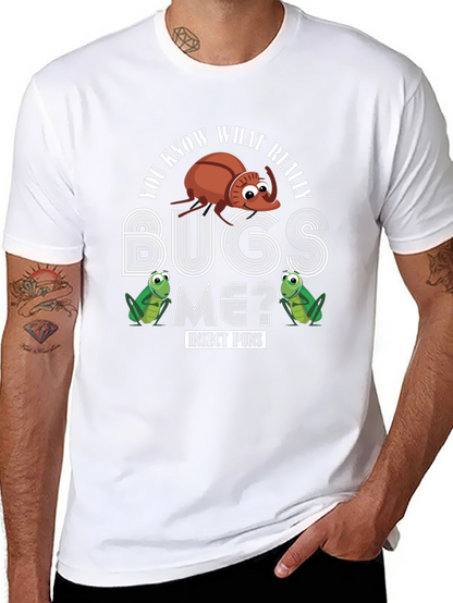 Insect Puns Graphic Tee - Bugs Me?