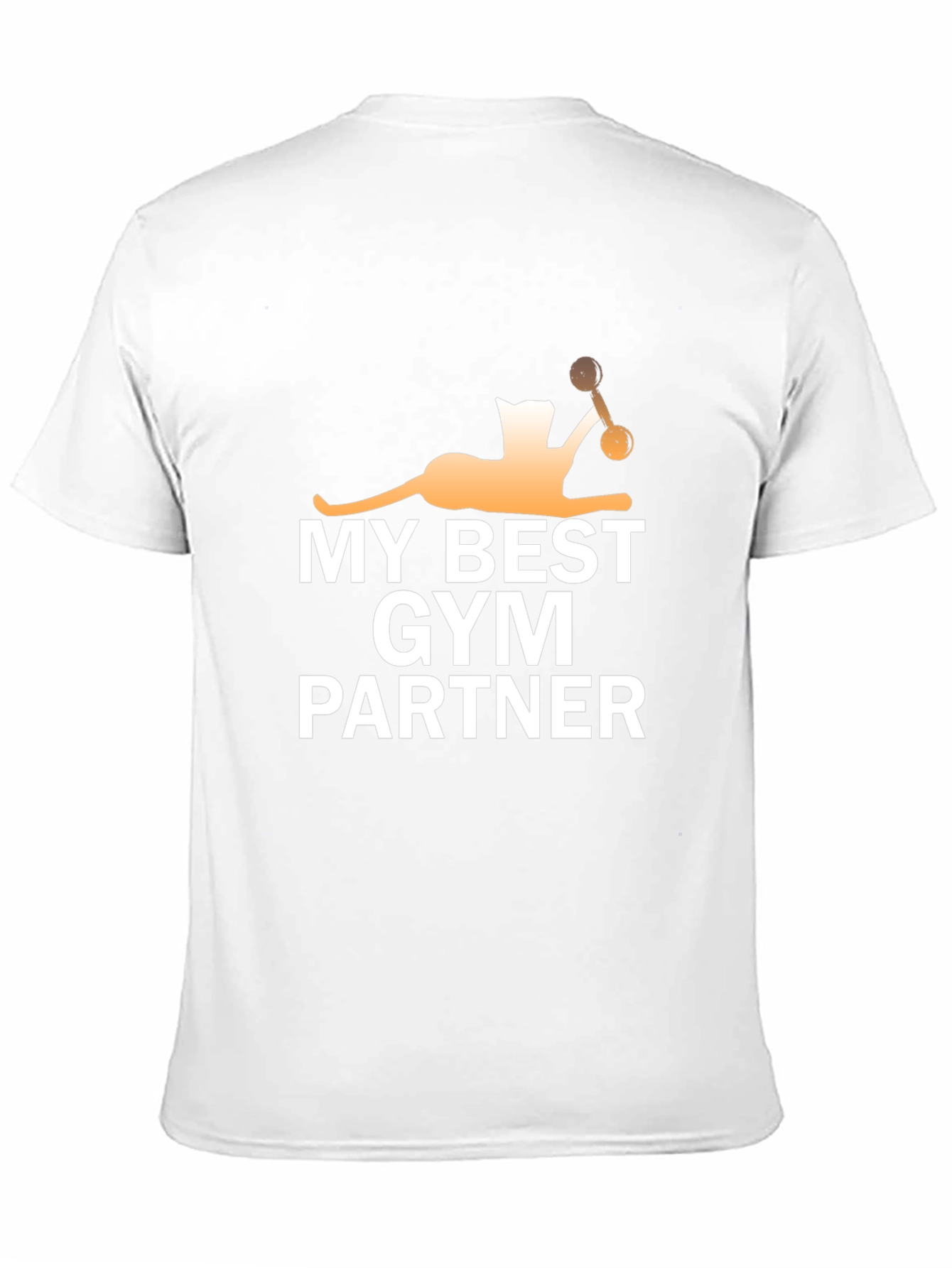 My Best Gym Partner Black Graphic Tee
