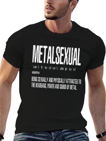 Metalsexual Definition T-Shirt - Headbanger Apparel
