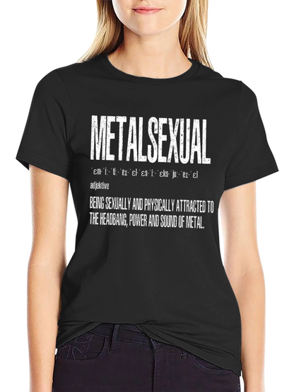 Metalsexual Definition T-Shirt - Headbanger Apparel