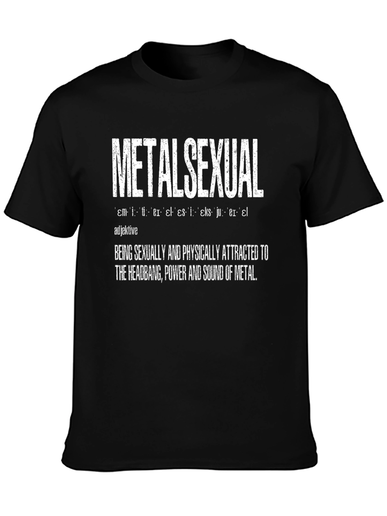 Metalsexual Definition T-Shirt - Headbanger Apparel