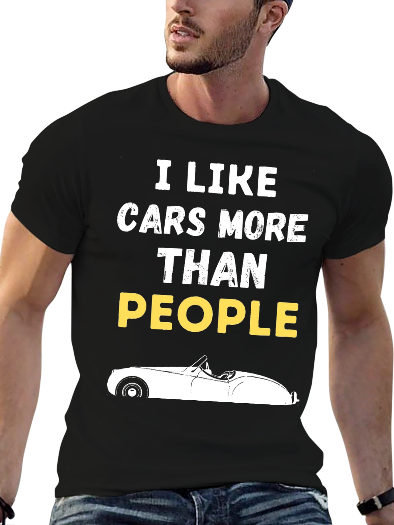 I Like Cars More Than People T-Shirt