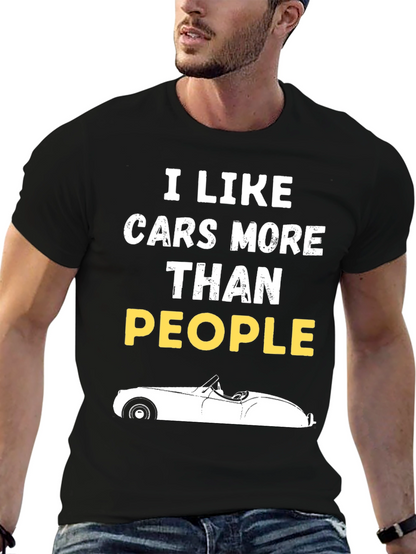 I Like Cars More Than People T-Shirt