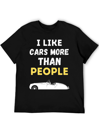 I Like Cars More Than People T-Shirt