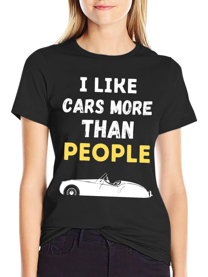 I Like Cars More Than People T-Shirt