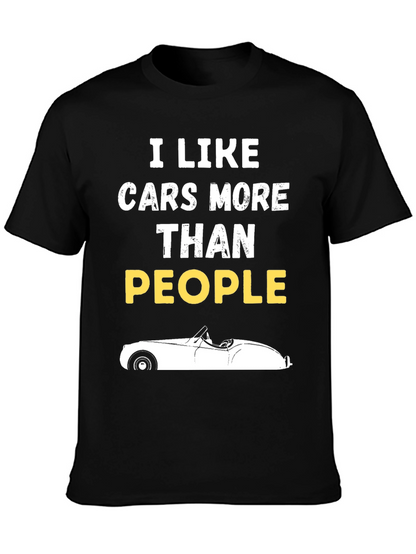 I Like Cars More Than People T-Shirt