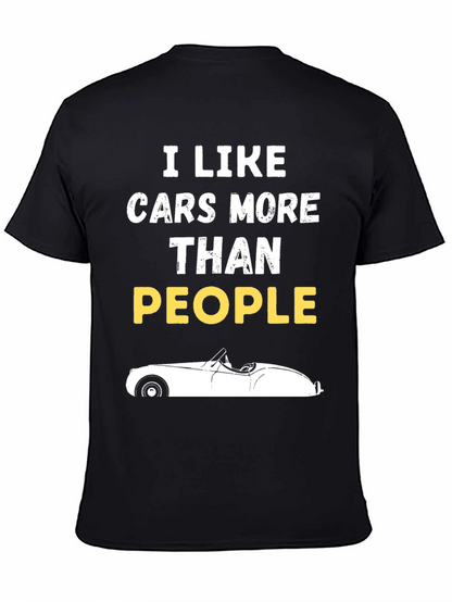 I Like Cars More Than People T-Shirt