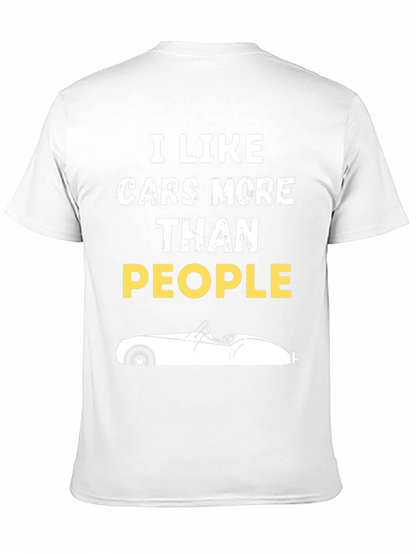 I Like Cars More Than People T-Shirt