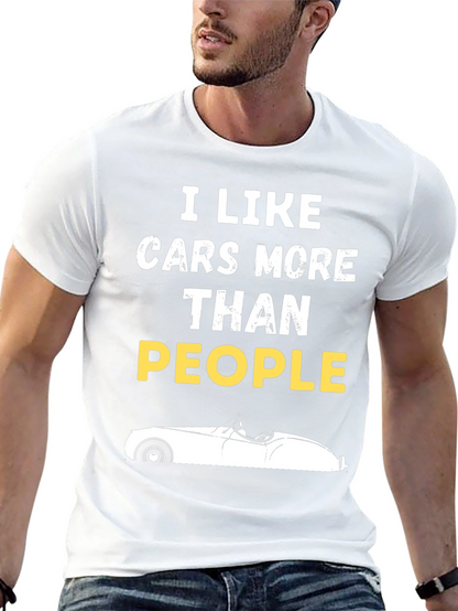 I Like Cars More Than People T-Shirt