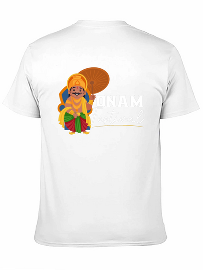 Onam Festival T-Shirt | Black Cotton Tee