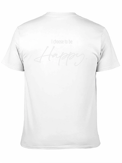 Choose to be Happy Black T-Shirt