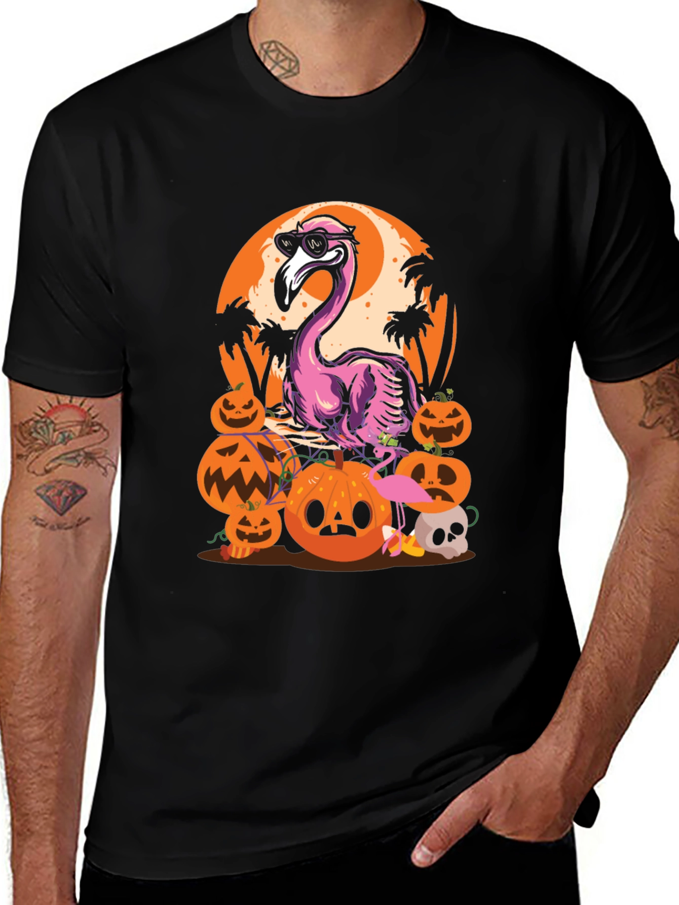 Halloween Flamingo T-Shirt