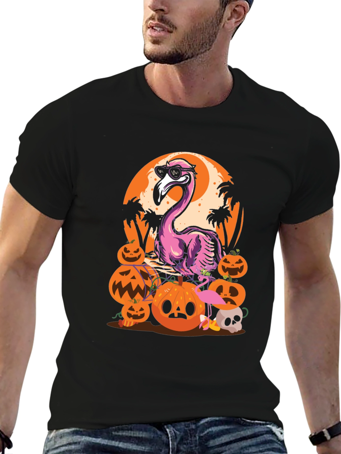 Halloween Flamingo T-Shirt