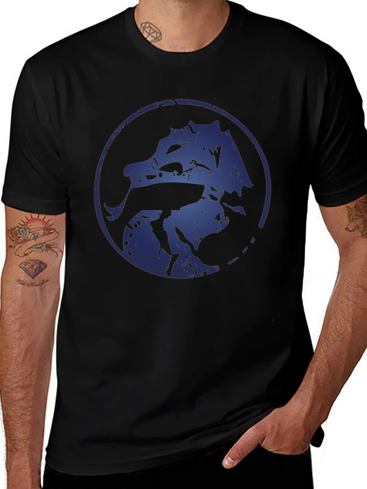 Mortal Kombat Dragon Logo Black T-Shirt
