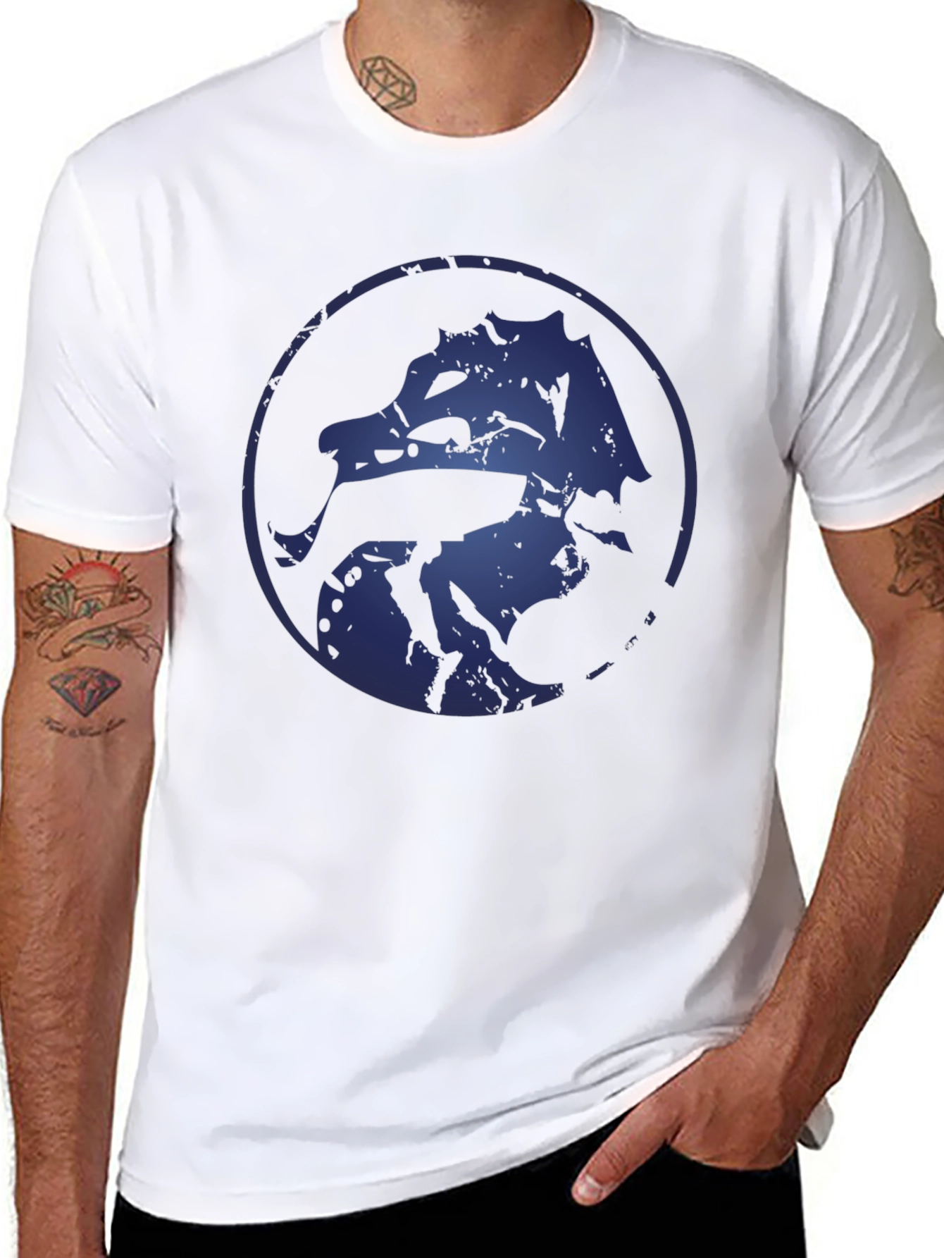 Mortal Kombat Dragon Logo Black T-Shirt