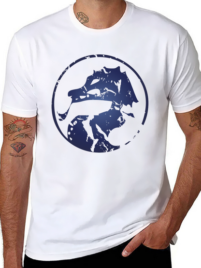 Mortal Kombat Dragon Logo Black T-Shirt