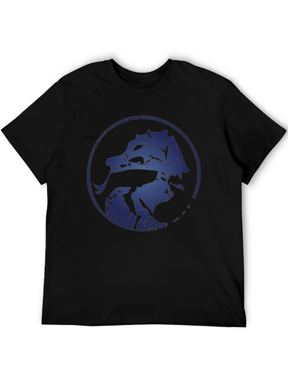 Mortal Kombat Dragon Logo Black T-Shirt