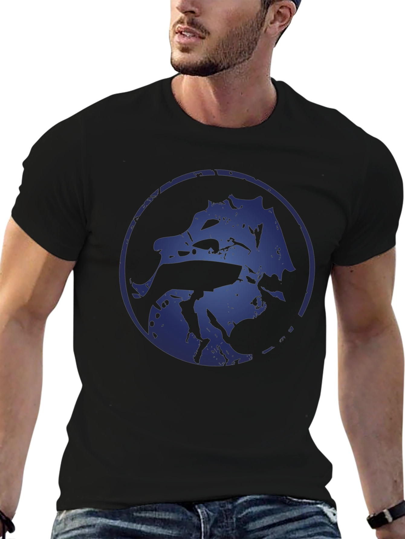 Mortal Kombat Dragon Logo Black T-Shirt