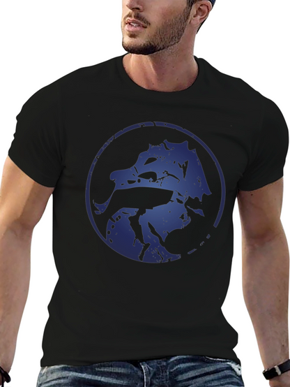 Mortal Kombat Dragon Logo Black T-Shirt