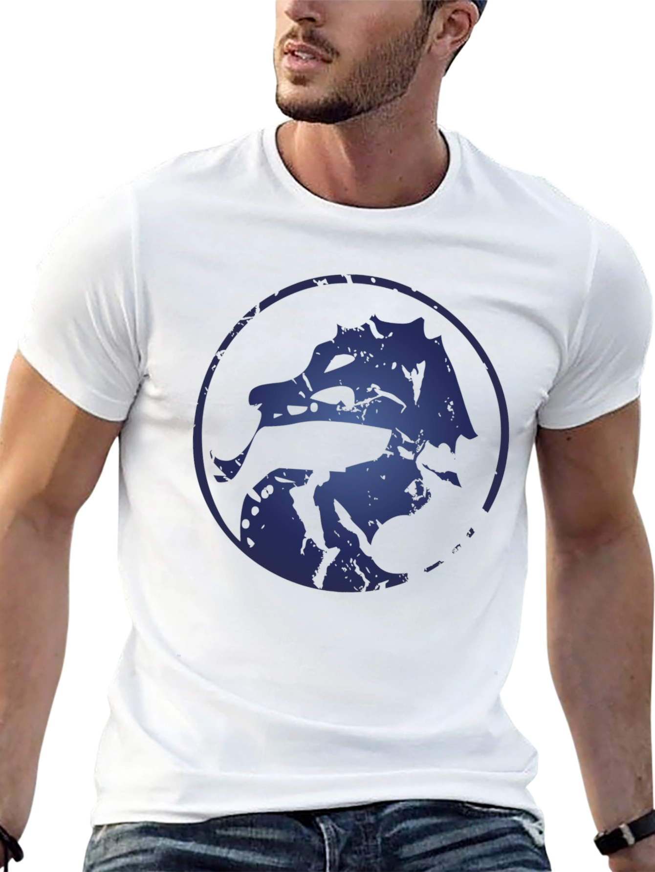 Mortal Kombat Dragon Logo Black T-Shirt