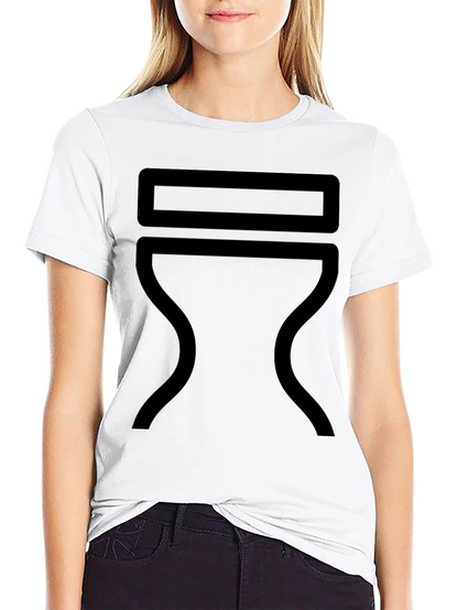 Modern Minimalist Graphic Tee - Black