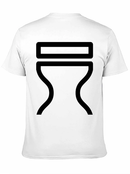 Modern Minimalist Graphic Tee - Black